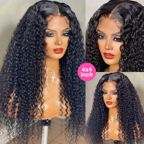 Brazilian Deep Wave Curly Frontal Wig