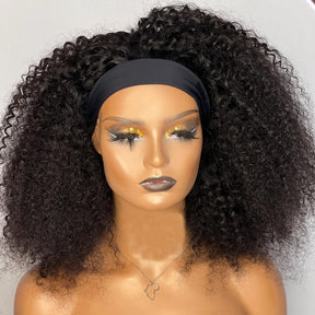 Brazilian Curly Hair Headband Wig